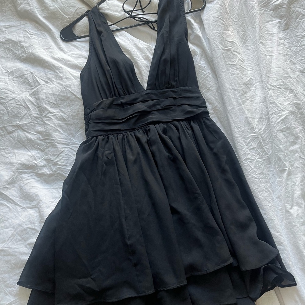 Abercrombie plunge mini dress